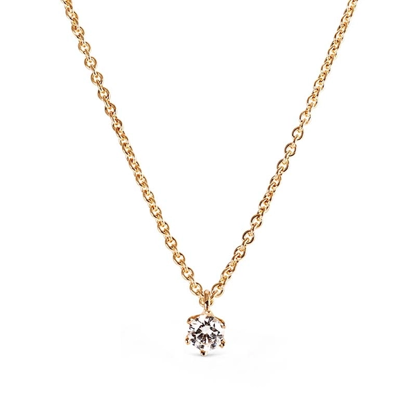 Spectra Diamond Necklace Gold  - Nordic Spectra - Suuri valikoima & ilmainen lahjapaketointi - Nordicspectra.fi