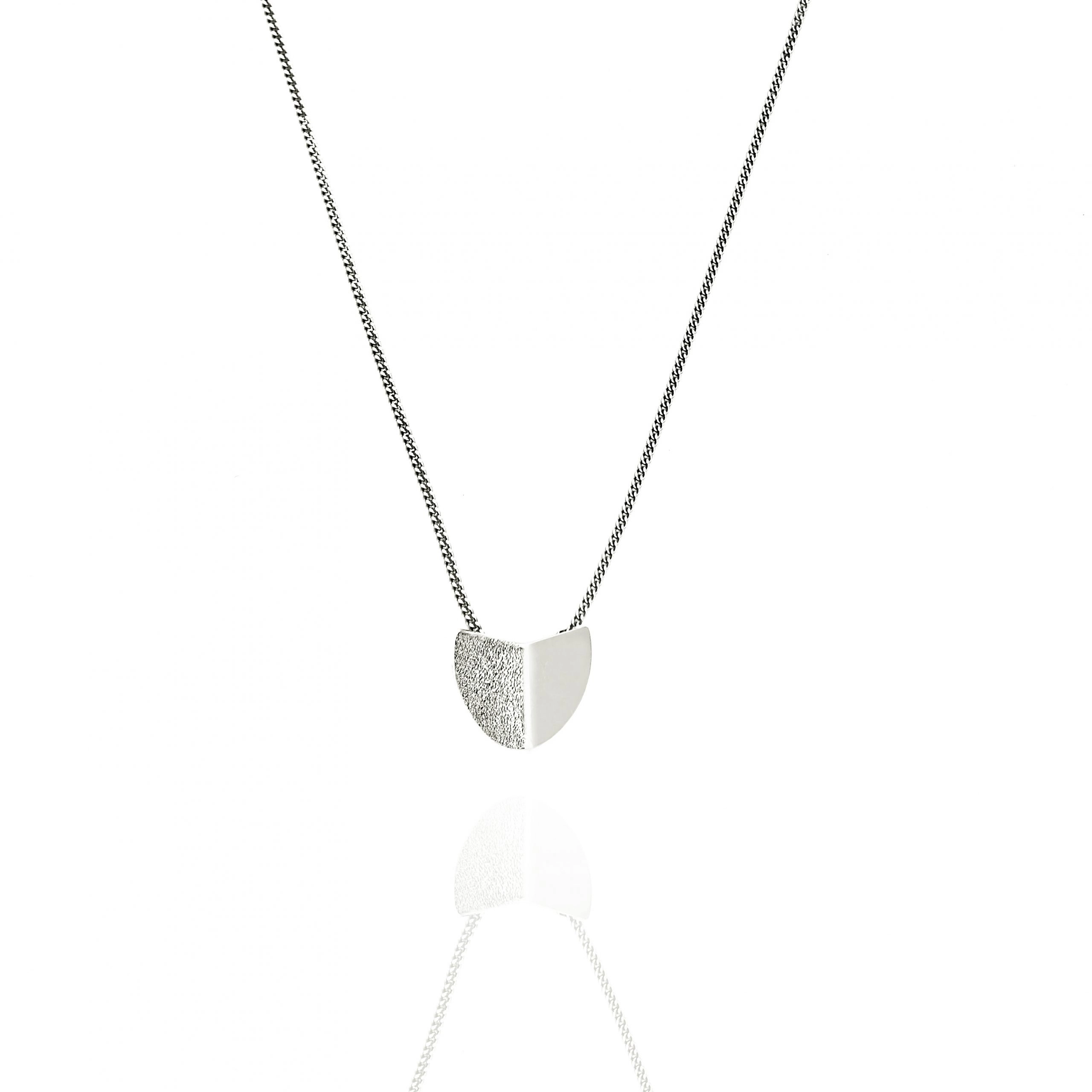 CU Jewellery - Roof Small Pendant Necklace Silver