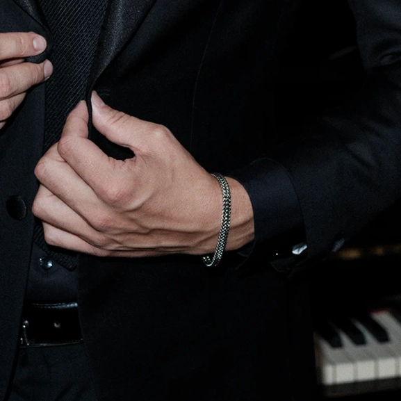 IGGY Double Armband GunMetal - AROCK - Trendiga herrsmycken - Nordic Spectra