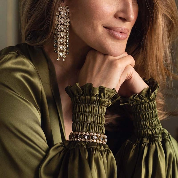 Penelope Earrings Gold Blackshade Combo - Caroline Svedbom - Snabb frakt & paketinslagning - Nordicspectra.se