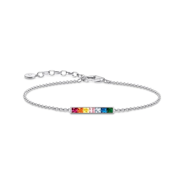 Armband bunte Steine Silber von Thomas Sabo, Schneller Versand - Nordicspectra.de