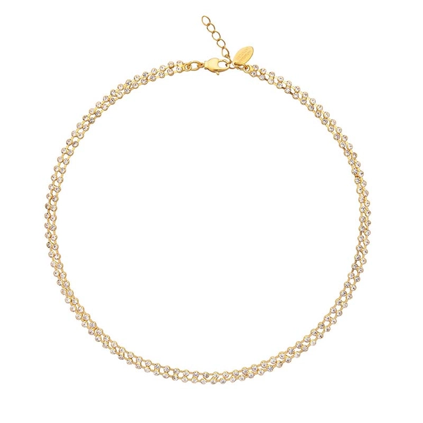 Miro Necklace Gold Crystal - Caroline Svedbom - Snabb frakt & paketinslagning - Nordicspectra.se