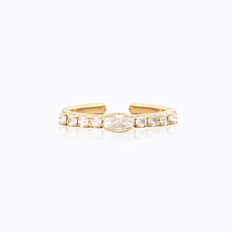 Caroline Svedbom - Tracy Ring Gold Crystal