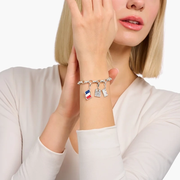 Franska Flaggan Berlock - Thomas Sabo - Snabb leverans & paketinslagning - Nordic Spectra