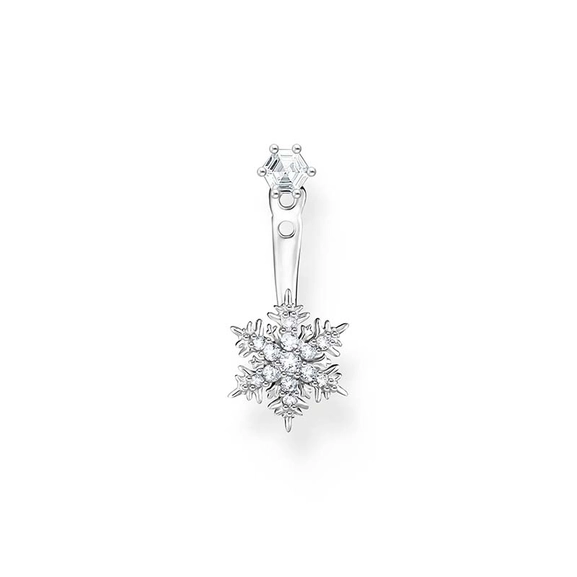 Stiftörhänge Individuellt Snöflinga Vita Stenar Silver - Thomas Sabo - Suuri valikoima & ilmainen lahjapaketointi - Nordicspectra.fi