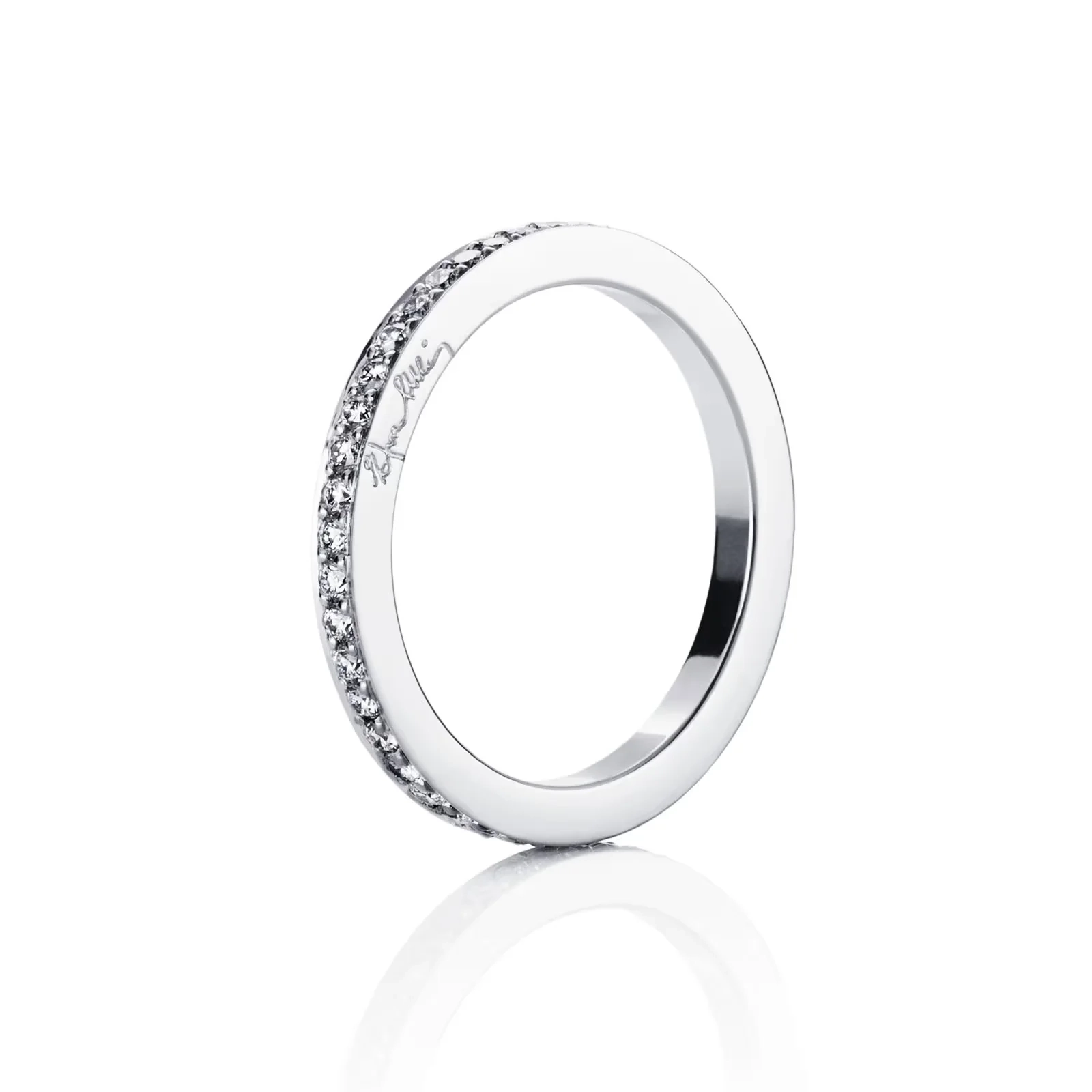 Efva Attling - Stars & Signature Thin Ring Platinum