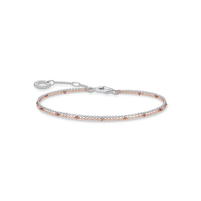 Thomas Sabo - Armband Dubbelt Roséguld/Silver