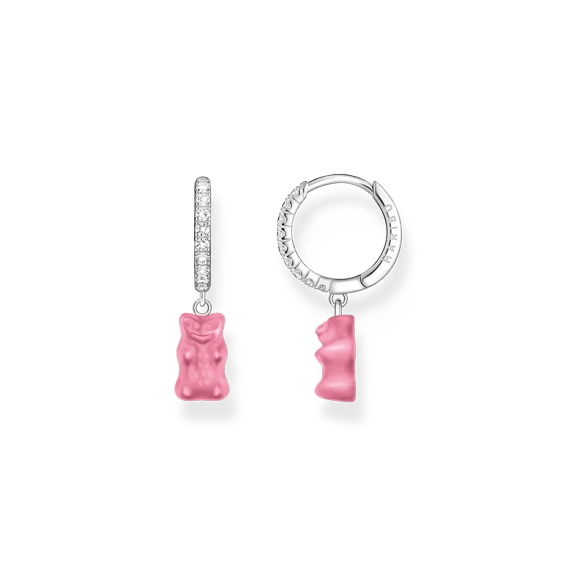 HARIBO Mini Singelcreol Rosa Gummibjörn med Glittrande Stenar - Thomas Sabo - Snabb leverans & paketinslagning - Nordic Spectra