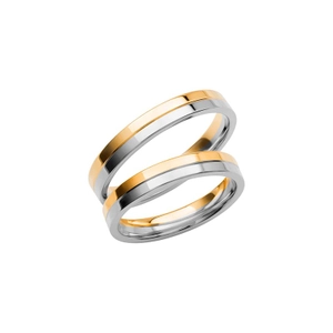 SR3005-3.5 Gold/White Gold - Wedding & engagement rings - Schalins - Scandinavian design - Nordic Spectra