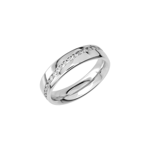 SR2020 White Gold - Wedding & engagement rings - Schalins - Scandinavian design - Nordic Spectra