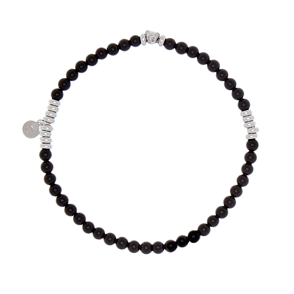 Bear elastic brace black silver -CU Jewellery - Snabb frakt & paketinslagning - Nordicspectra.se