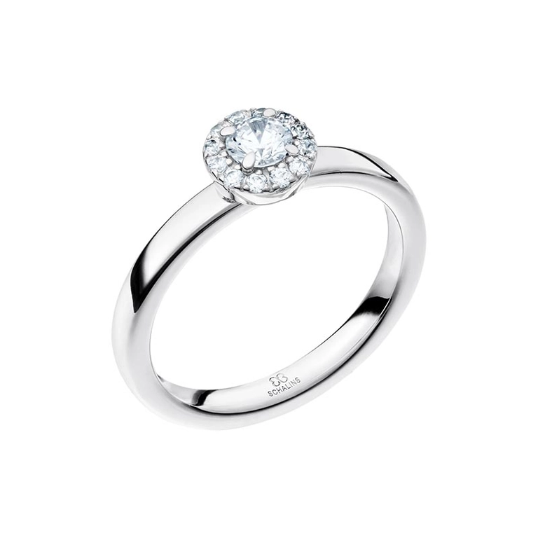 Schalins Morgongåvor Fjällbrud Mg032 Platina - Vigselring - Nordicspectra.se