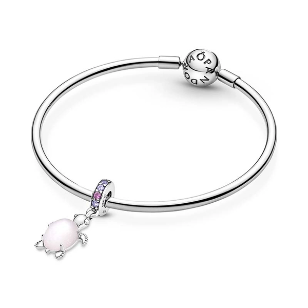 Rosafarbene Meeresschildkröte Murano-Glas Charm-Anhänger von PANDORA, Schneller Versand - Nordicspectra.de
