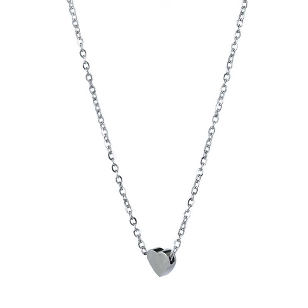 ELISE Kort Halsband Stål - Astrid & Agnes - Snabb frakt & paketinslagning - Nordicspectra.se