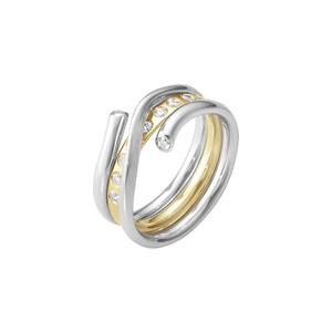 Magic Ringkombination VG/RG/Diamanter - Georg Jensen ringar - Snabb frakt & paketinslagning - Nordicspectra.se