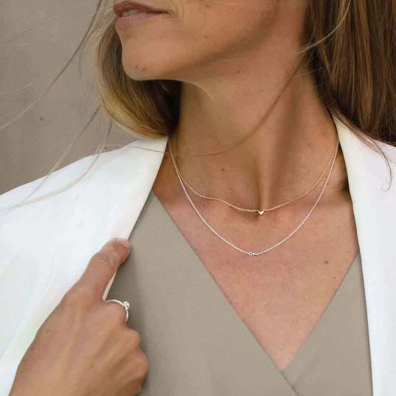 Loving Heart Drop Necklace Gold - Drakenberg/Sjölin - Suuri valikoima & ilmainen lahjapaketointi - Nordicspectra.fi