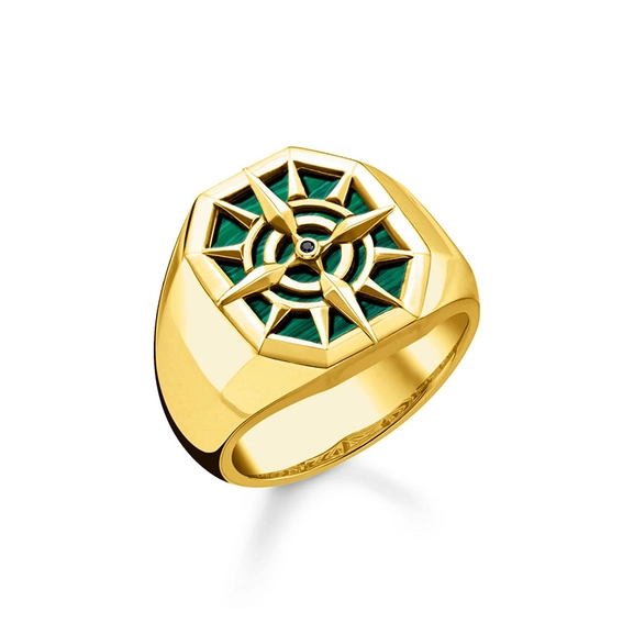Ring Kompass Grün von Thomas Sabo, Schneller Versand - Nordicspectra.de