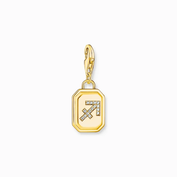 Charm-Anhänger Sternzeichen Schütze mit Steinen Gold - Thomas Sabo - Nordic Spectra