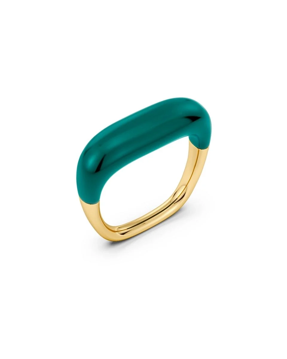 Edblad - Lore Ring Green Gold