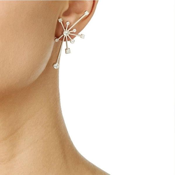 Kaboom & Stars Ear White Gold - Efva Attling örhängen - Snabb frakt & paketinslagning - Nordicspectra.se