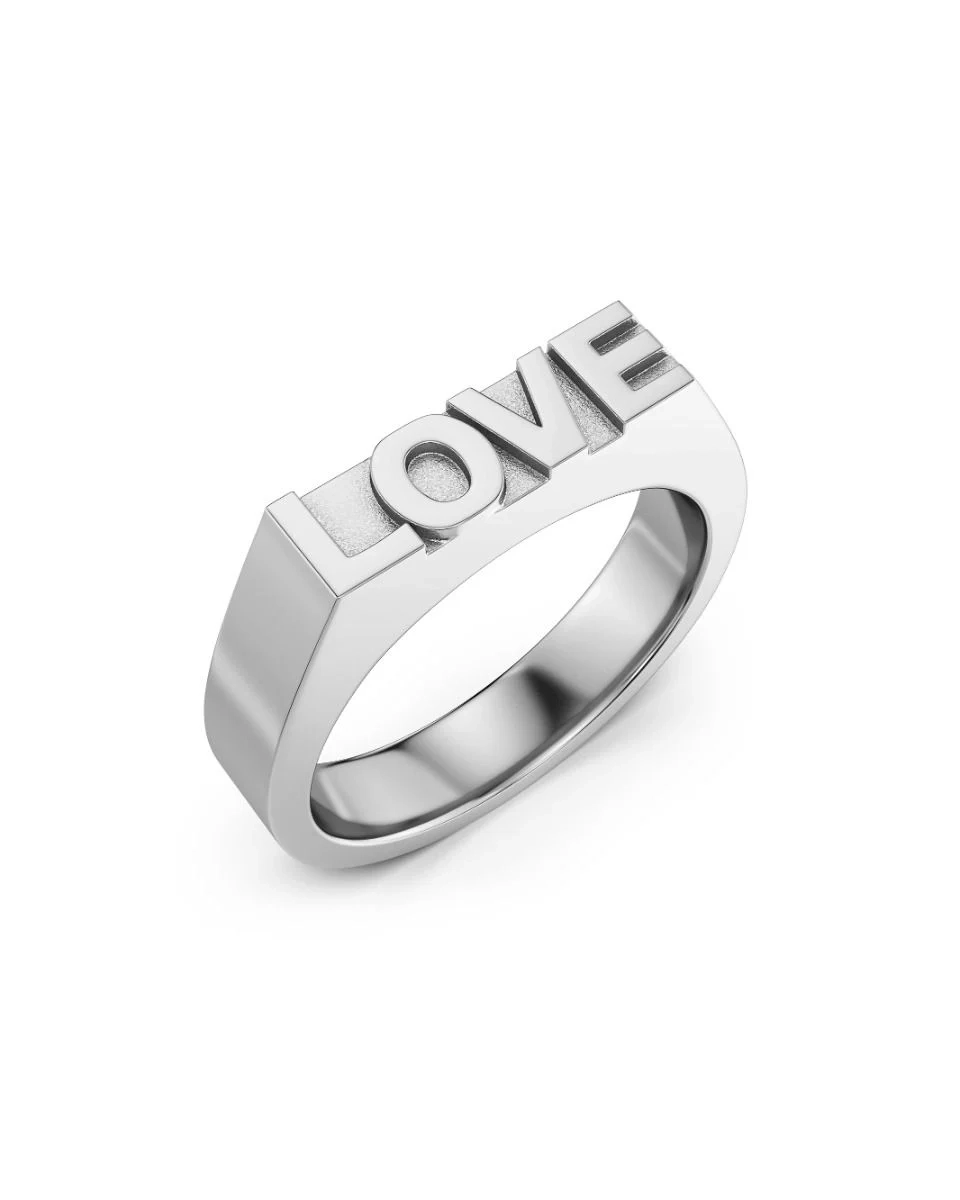 Edblad - Love Signet Ring Steel