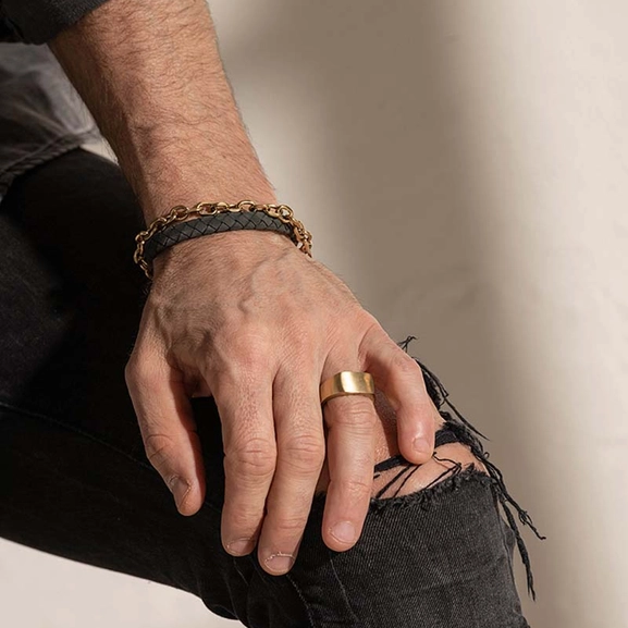 CHARLIE Kedja Armband Guld - AROCK - Snabb frakt & paketinslagning - Nordicspectra.se