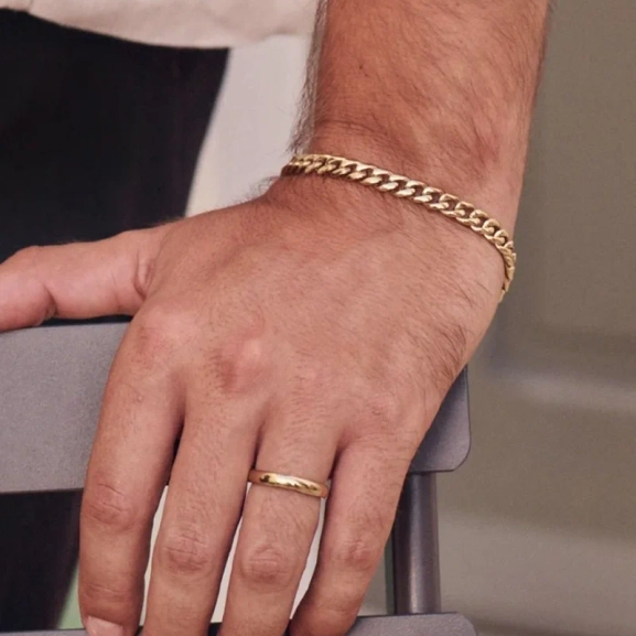 Clark Chain Bracelet Gold - Edblad - Snabb leverans - Gratis paketinslagning