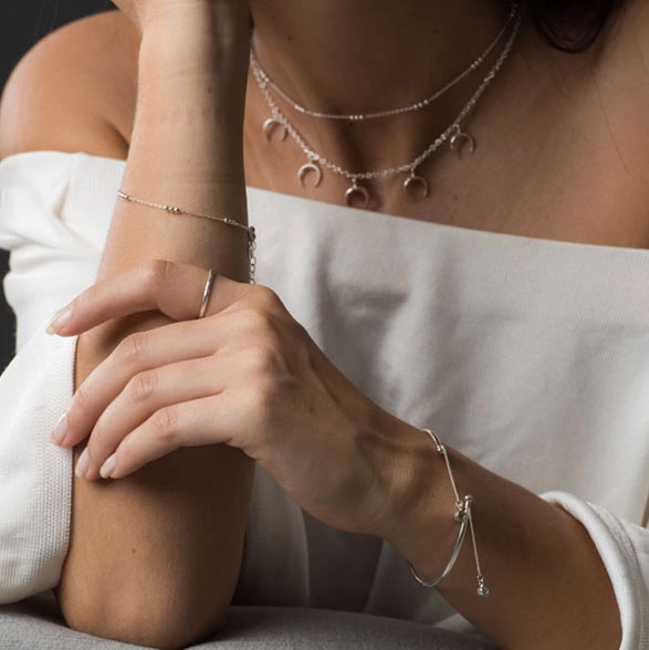 Saint Neck 60-65 Silver -CU Jewellery - Snabb frakt & paketinslagning - Nordicspectra.se