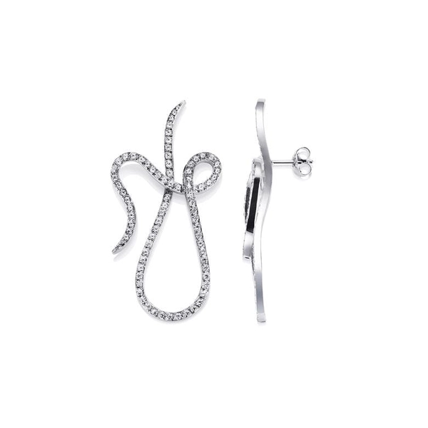Shape Of A Dream & Stars Ear White Gold - Efva Attling örhängen - Snabb frakt & paketinslagning - Nordicspectra.se