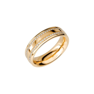 SR2021 Gold - Wedding & engagement rings - Schalins - Scandinavian design - Nordic Spectra