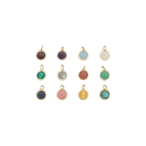 Charmentity Birthstone Gold - Edblad - Snabb frakt & paketinslagning - Nordicspectra.se