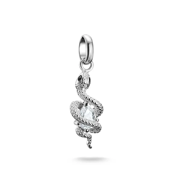 Charm-Anhänger Schlange mit Stein Connect Silber - Thomas Sabo - Nordic Spectra
