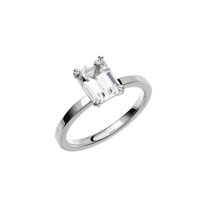 Fairytale 1 Snow White Beryl White Gold - Wedding & engagement rings - Schalins - Scandinavian design - Nordic Spectra
