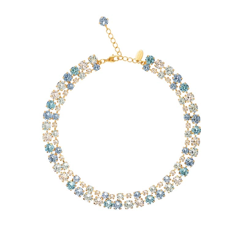 Caroline Svedbom - Pomona Necklace Gold Sea Breeze Combo