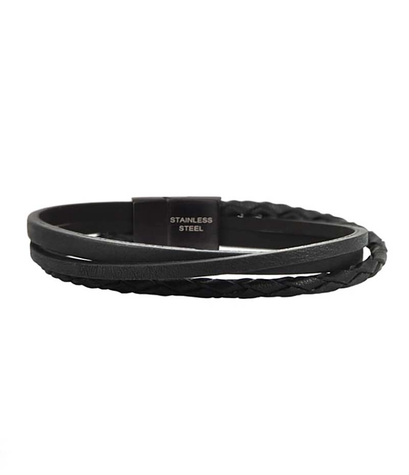 VICTOR Armband Svart - AROCK - Snabb frakt & paketinslagning - Nordicspectra.se