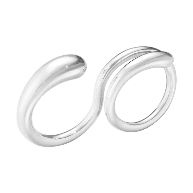 Mercy Dubbelring Silver - Georg Jensen ringar - Snabb frakt & paketinslagning - Nordicspectra.se