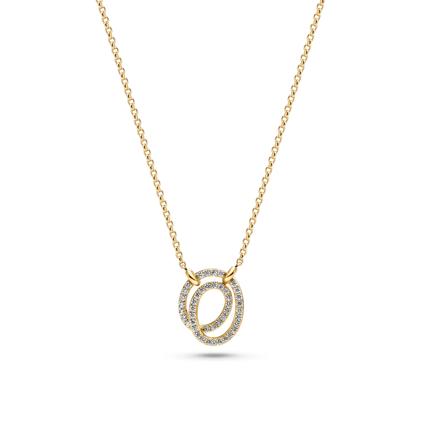 Spirale Due Necklace Gold