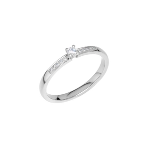 Glimmer A01 White Gold - Wedding & engagement rings - Schalins - Scandinavian design - Nordic Spectra