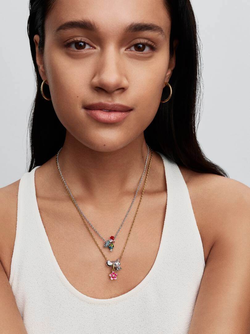 Disney Moana Blomma Hängberlock Guld från Pandora