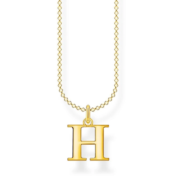 Kette Buchstabe Gold - H von Thomas Sabo, Schneller Versand - Nordicspectra.de