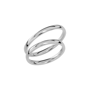 SR1029-2 Platina - Vigsel- & förlovningsringar - Schalins - Fri storleksändring* - Nordic Spectra