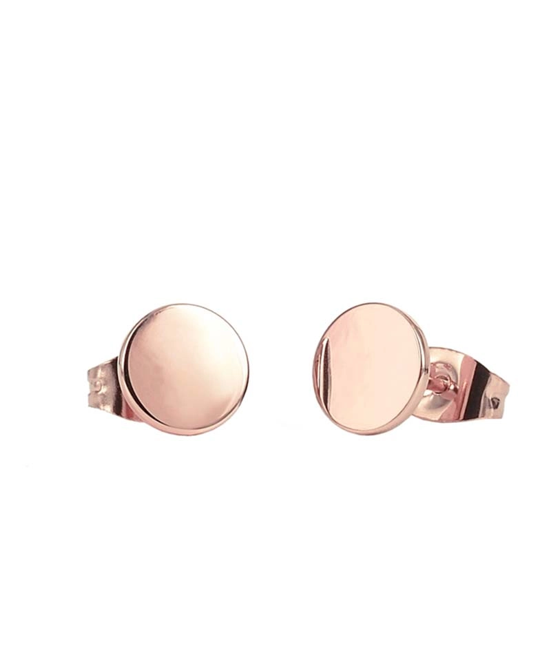 LINA Stud Örhängen Blank Rosé - Astrid & Agnes - Snabb frakt & paketinslagning - Nordicspectra.se