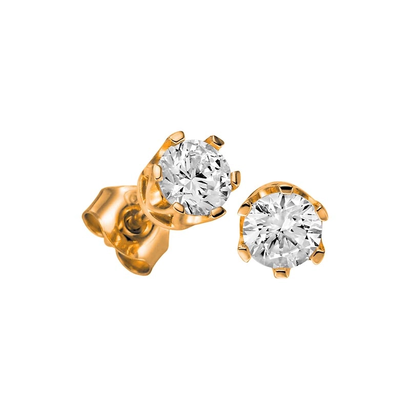 Schalins – Donau Örhängen 1.00ct Guld