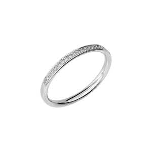 SR2015 White Gold - Wedding & engagement rings - Schalins - Scandinavian design - Nordic Spectra