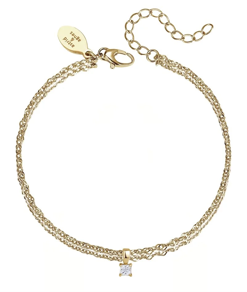 ADELE Armband Guld - Astrid & Agnes - Nordic Spectra