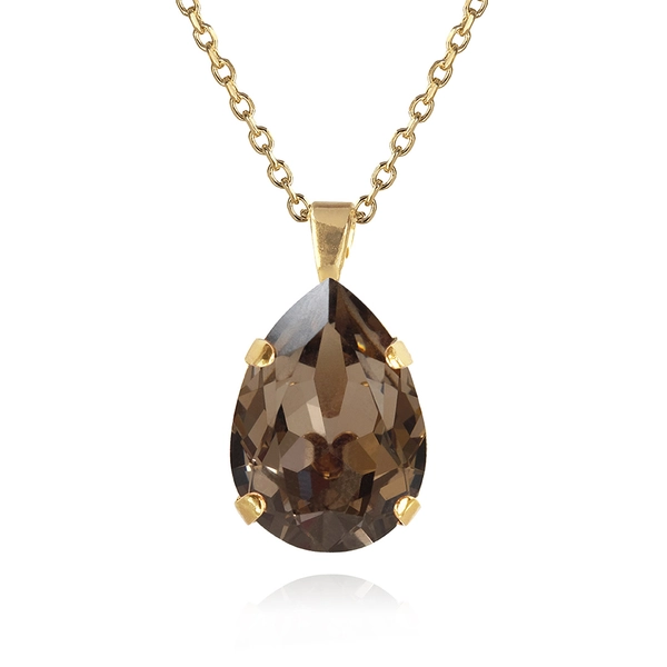 Classic Drop Necklace Gold Greige - Caroline Svedbom - Nopea toimitus ja lahjapakkaus - Nordic Spectra