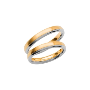 SR3003-3.5 Gold/White Gold - Wedding & engagement rings - Schalins - Scandinavian design - Nordic Spectra