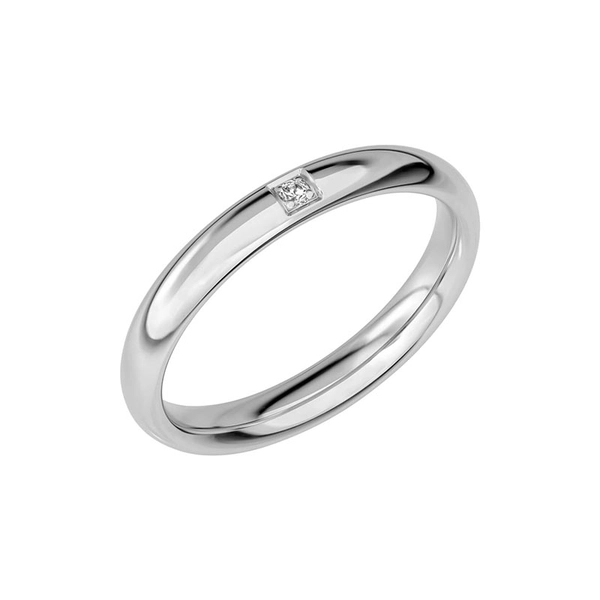 SR2045 Vitguld - Vigsel- & förlovningsringar - Schalins - Fri storleksändring* - Nordic Spectra