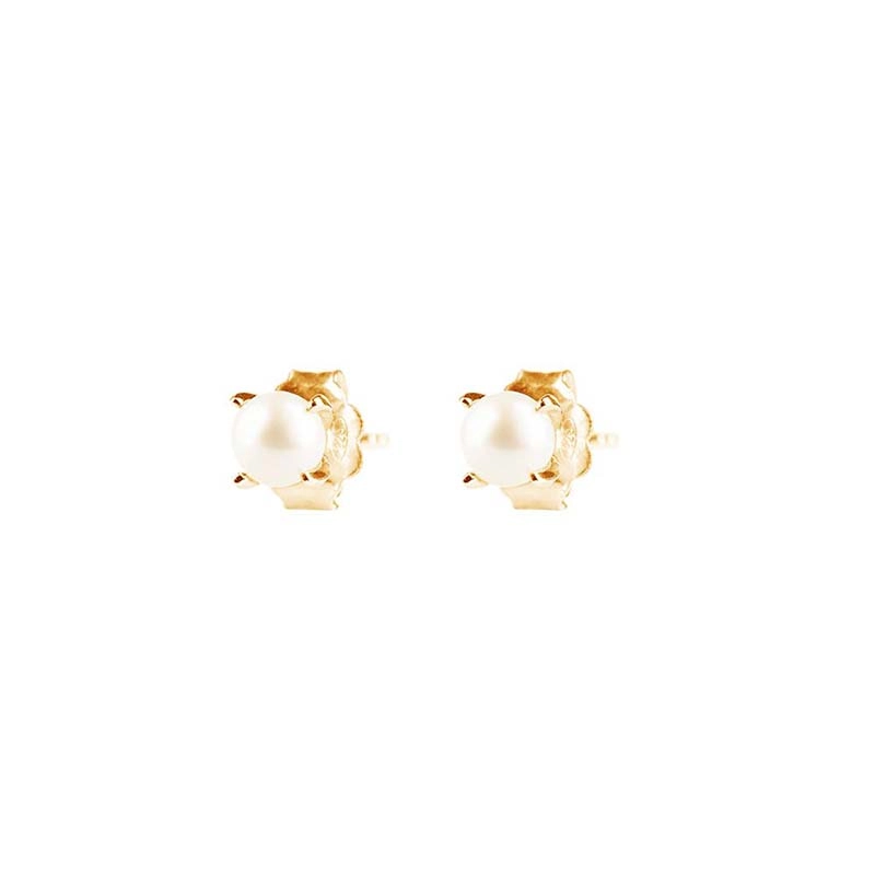 Drakenberg Sjölin – Petite Pearl Studs Gold