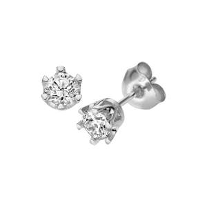Donau Örhängen 0.50ct Vitguld - Schalins - Smycken för de speciella tillfällena - Nordic Spectra